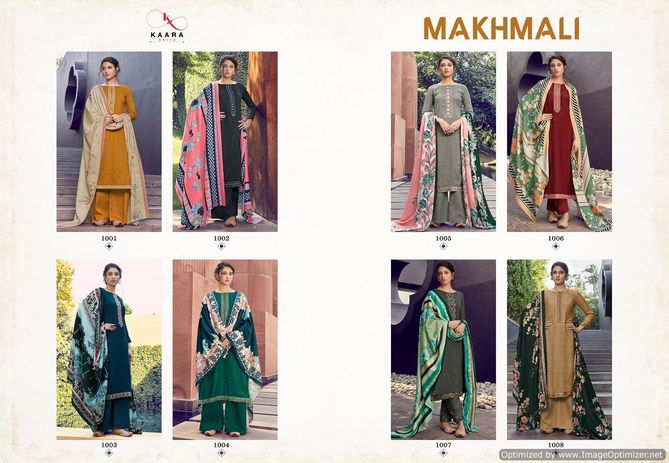 Kaara Makhmali Fancy Designer latest Casual Wear Pure Pashmina Designer Salwar Kameez Collection
